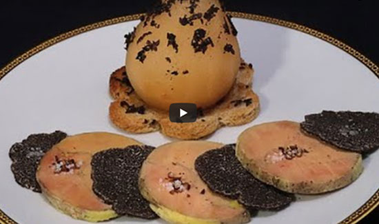 Carpaccio de truffe noire au Jurançon moelleux !