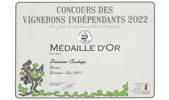 Concours 2022 des vignerons independants