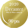 Decanter 2020 La Canopée 90 sur 100