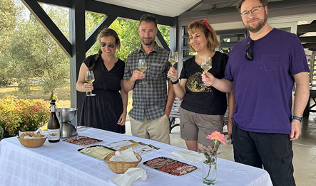 Apéritif dinatoire au domaine Cauhapé